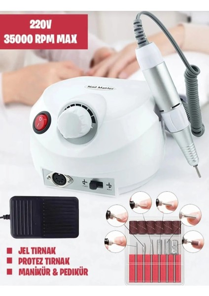 Protez Tırnak Manikür Törpü Freze Makinesi (Nail Drill) Tırnak Sökme (Sökme Ucu Ile Birlikte) fiyatları