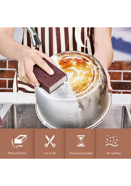 [weja]sünger Sihirli Silgi Kireç Çözücü Zımpara Temizleme Fırçası Silikon Karbür Kireç Çözücü Temizleme Fırçası Soba Üst Tencere Mutfak Gereçleri (Yurt Dışından) fiyatları