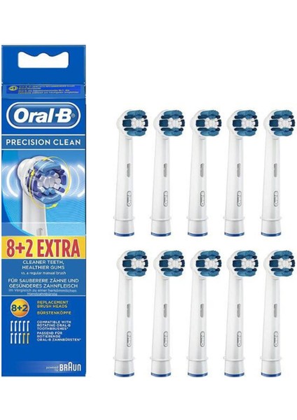 Oral-B Yedek Elektrikli Diş Fırçası Başlığı (10 Adet) (Yurt Dışından)
