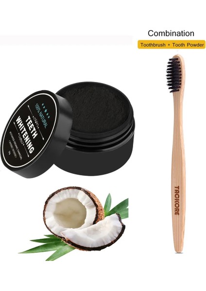 Diş Beyazlatma Bambu Kömür Diş Fırçası Yumuşak Kıllı Ahşap Diş Fırçası Diş Tozu Ağız Hijyeni Temizleme (Yurt Dışından) fiyatları