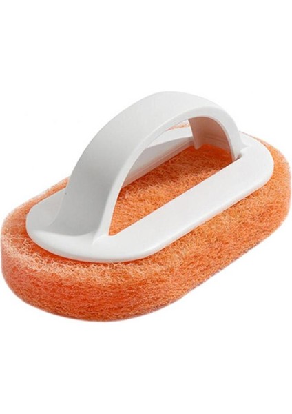 Çok Fonksiyonlu Kolları Sünger Fırça Mutfak Banyo Temizleme Sünger Fırçası Plastik Saplı Sünger Banyo Alt Küvet Fırçası Acce (Yurt Dışından)