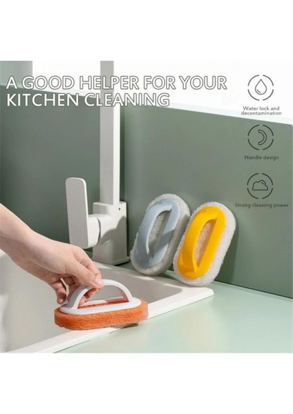 Çok Fonksiyonlu Kolları Sünger Fırça Mutfak Banyo Temizleme Sünger Fırçası Plastik Saplı Sünger Banyo Alt Küvet Fırçası Acce (Yurt Dışından) fırsatları