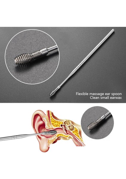 [sıcak] Kulak Temizleyici Kulak Kiri Sökücü Temizleme Seti Seçiciler Pick Kulak Kiri Küret Kaşık Bakım Temizleme Aracı Bebek Yetişkinler Için Kulak Bakım Seti 6-8 Adet (Yurt Dışından) fırsatları