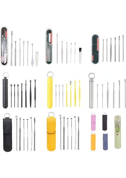 [sıcak] Kulak Temizleyici Kulak Kiri Sökücü Temizleme Seti Seçiciler Pick Kulak Kiri Küret Kaşık Bakım Temizleme Aracı Bebek Yetişkinler Için Kulak Bakım Seti 6-8 Adet (Yurt Dışından) indirimleri