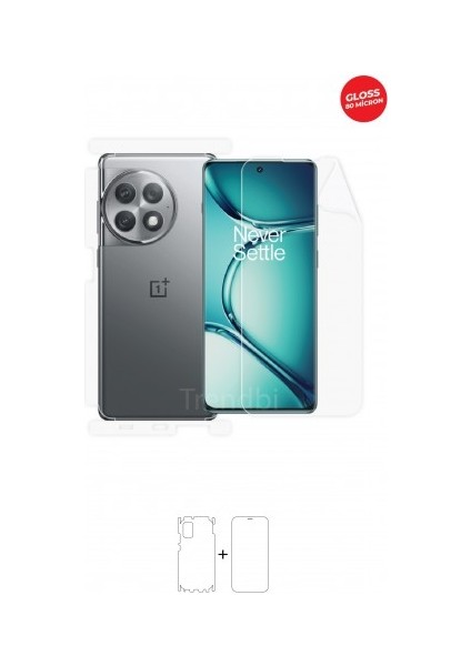 Oneplus Ace 2 Pro Ön, Arka ve Yan 360 Derece Tam Kaplama Tpu Film