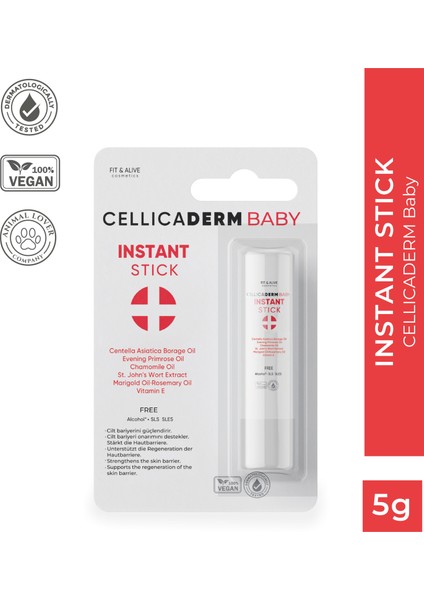 Cellicaderm My Baby Instant Stick - Anlık Yatıştırıcı Doğal Stick