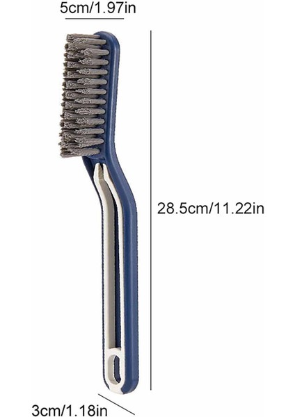 [sıcak] Çok Fonksiyonlu Banyo Temizleme Fırçası Pencere Boşluğu Kazıma Fırçası Zemin Dikiş Fırçası Klipsli 2ın1 Ev Köşe Temizleme Araçları (Yurt Dışından) indirimleri