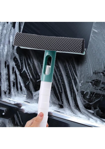Pencere Temizleme Araçları Çift Taraflı Cam Temizleyici Silecek Silecek Sprey Şişesi ile Mutfak Seramiği Banyo Aynası Temizleme Fırçası (Yurt Dışından)