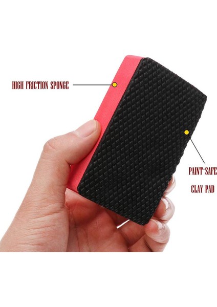 【ayak Izi】 Sihirli Kil Sünger Bar Araba Pedi Blok Temizleme Silgi Balmumu Cila Pedi Aracı (Yurt Dışından) indirimleri