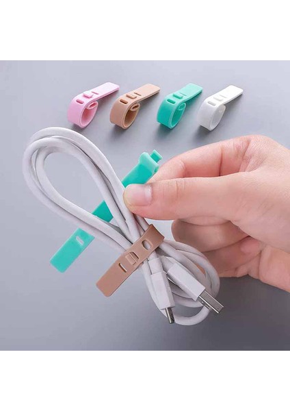 Adet Kablo Sarıcı Silikon Kablo Düzenleyici Tel Sarılı Kablo Hattı Depolama Tutucu (Yurt Dışından) fiyatları