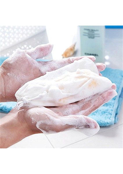10 Adet El Yapımı Sabun Köpüğü Örgü Çanta Çift Köpük Net Peeling Örgü Sabun Çanta Sabun Tasarrufu Çanta (Yurt Dışından) modelleri