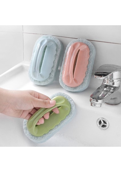 Srıwen Saplı Banyo Fırçası Kiremit Fırçası Mutfak Dekontaminasyon Fırçası Pot Sünger Temizleme Fırçası Mavi (Yurt Dışından) fırsatları