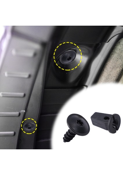 10 Takım Araba Çamurluk Astar Yapış Vidalar Kapak Splashguard Tekerlek Arch Vida Tutucu Raptiye Klipleri Cıvata Oto Aksesuarları Için (Yurt Dışından) modelleri