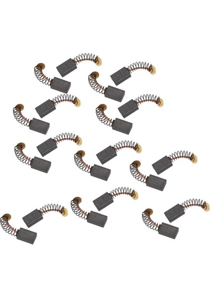 20X Elektrikli Matkap Motoru Karbon Fırçalar 12X8X5MM Siyah + Altın (Yurt Dışından)