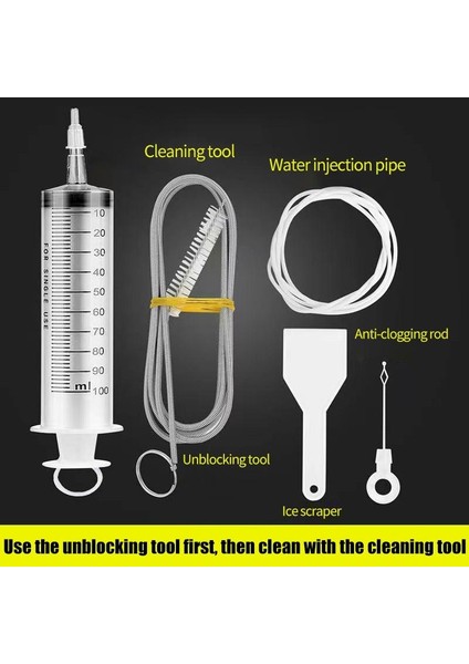 Adet/takım Buzdolabı Drenaj Deliği Takunya Sökücü Tarama Temizleme Araçları Buzdolabı Delik Fırçası Su Çıkış Temizleyici Ev Temizliği Için (Yurt Dışından)
