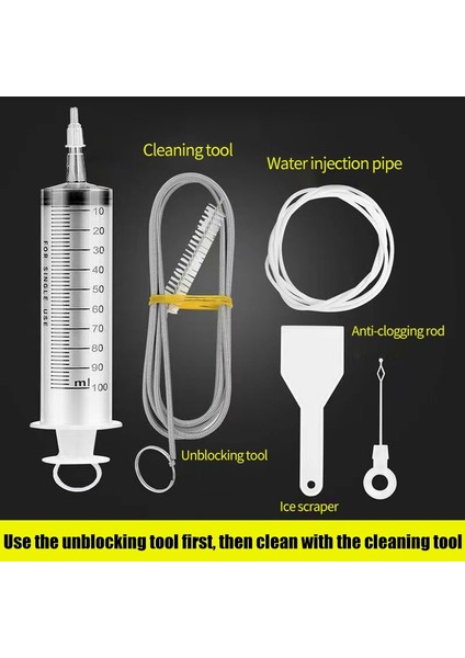 Adet/takım Buzdolabı Drenaj Deliği Takunya Sökücü Tarama Temizleme Araçları Buzdolabı Delik Fırçası Su Çıkış Temizleyici Ev Temizliği Için (Yurt Dışından) fiyatları