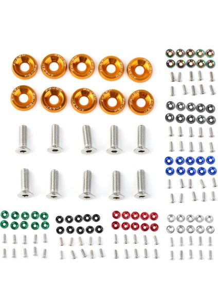 10 Adet M6X20 Araba Evrensel Modifikasyon Motor Vidalı Plaka Cıvata Aksesuarları (Yurt Dışından) indirimleri