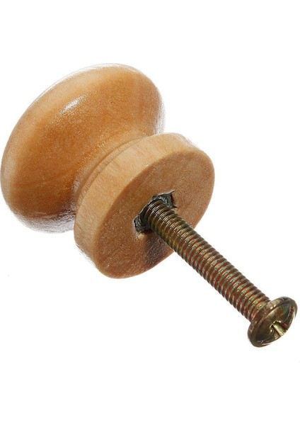 Flyeer 10 Adet 25MM Doğal Ahşap Ahşap Dolap Topuzu Çekmece Dolap Kapı Çekme Kolu (Yurt Dışından) fiyatları