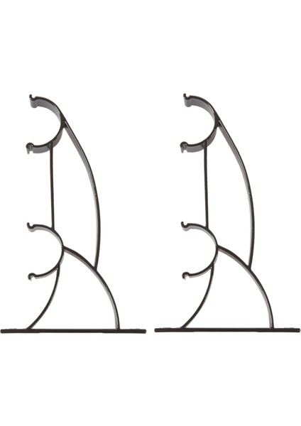 Srıwen 25MM Çubuk Için 2 Adet Çift Metal Perde Çubuk Tutucu - Derin Kahve (Yurt Dışından) fiyatları