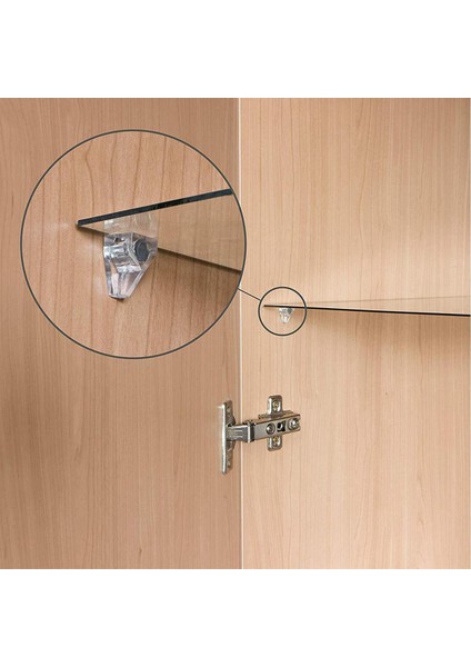 Dolap Raf Mandalları-1 Set * Raf Çivi Kitleri (6 Stil: L Şeklinde Deliksiz Braket/l Şeklinde Delikli Braket/pim/düz Kaşık Çivi/silindirik Pim/pvc Raf Pimi, Her Biri 12 Parça)-Gümüş (Yurt Dışından)