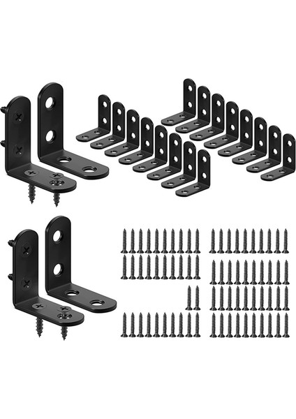 20PCS L Braket Köşe Braketi, Çelik L Braketler (Yurt Dışından) fiyatları