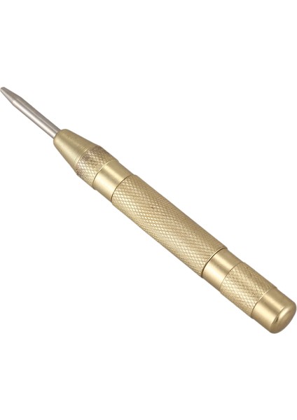 Pirinç Sarı Otomatik Merkez Zımba Yaylı Krom Perçin Vidası Otomatik Işaret Delik Uzunluğu 127MM (Yurt Dışından) indirimleri