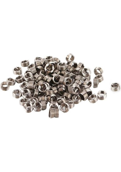 100 Adet Konu Tamir Takımı Kiti 304 Paslanmaz Çelik Yüksek Mukavemetli Tamir Kolu M6X1X1D (Yurt Dışından) fiyatları