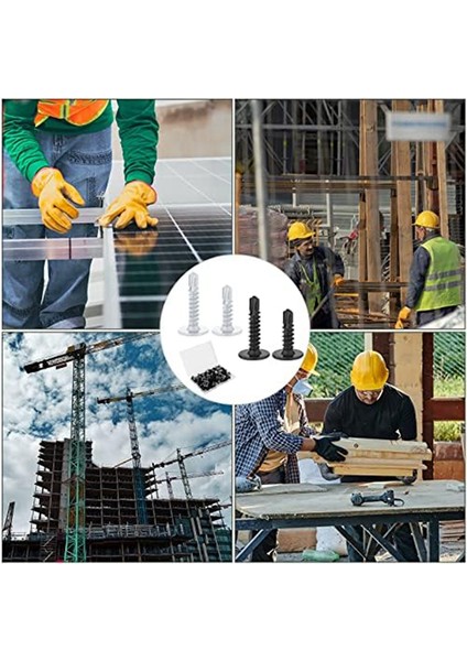 Metal Vidalar Kendinden Vurarak 120P Paslanmaz Çelik Vidalar Ahşap Alçıpan Metal Için Set (Yurt Dışından) indirimleri