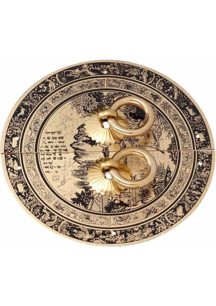 Boba 11 cm Özgünlük Desen Çekmece Kolu Çin Antika Mobilya Pirinç Ev Için (Yurt Dışından)