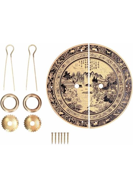 Boba 11 cm Özgünlük Desen Çekmece Kolu Çin Antika Mobilya Pirinç Ev Için (Yurt Dışından) modelleri