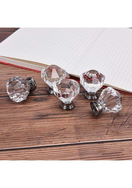 Kristal Cam Kapı Kolları Çekmece Dolap Dolap Kulpu Mobilya Kolları (Yurt Dışından)