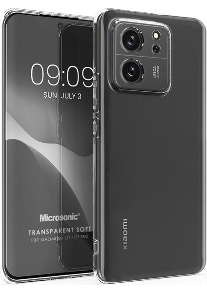 Xiaomi Mi 13T Pro Kılıf Transparent Soft Şeffaf
