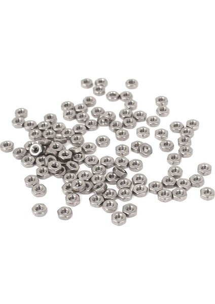 160 Adet 304 Paslanmaz Çelik Bağlantı Elemanı: 60 Adet M2 x 8mm Yıldız Tava Başlı Vida Cıvatası ve 100 Adet Metrik M2 Altıgen Somun Bağlantı Elemanı DIN934 Cıvata Için (Yurt Dışından)