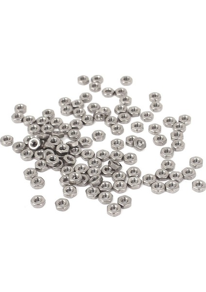 160 Adet 304 Paslanmaz Çelik Bağlantı Elemanı: 60 Adet M2 x 8mm Yıldız Tava Başlı Vida Cıvatası ve 100 Adet Metrik M2 Altıgen Somun Bağlantı Elemanı DIN934 Cıvata Için (Yurt Dışından)