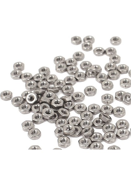 160 Adet 304 Paslanmaz Çelik Bağlantı Elemanı: 60 Adet M2 x 8mm Yıldız Tava Başlı Vida Cıvatası ve 100 Adet Metrik M2 Altıgen Somun Bağlantı Elemanı DIN934 Cıvata Için (Yurt Dışından)