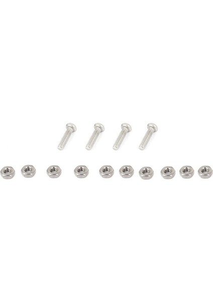160 Adet 304 Paslanmaz Çelik Bağlantı Elemanı: 60 Adet M2 x 8mm Yıldız Tava Başlı Vida Cıvatası ve 100 Adet Metrik M2 Altıgen Somun Bağlantı Elemanı DIN934 Cıvata Için (Yurt Dışından)