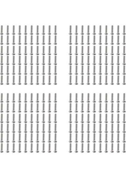 M2 x 8mm 304 Paslanmaz Çelik Yıldız Tava Başlı Vida Cıvatası 240 Adet (Yurt Dışından)