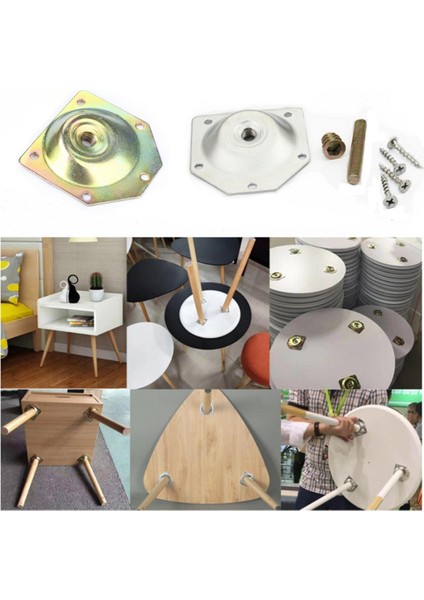 Açılı Bacaklar Sabitleme Plakası Braketi Mobilya Masa Ayakları Ayar Vidaları Ahşap Bağlantı Güneş Işığı Süper Mağaza (Yurt Dışından)