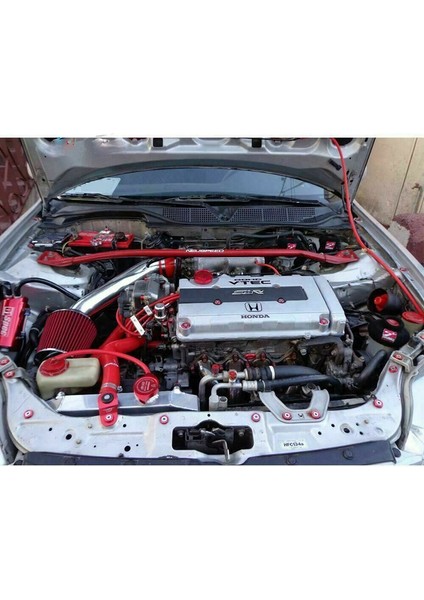 10X M6 Jdm Kütük Alüminyum Çamurluk/tampon Yıkayıcı/cıvata Motor Bölmesi Giydirme Kiti Eatop (Yurt Dışından) modelleri