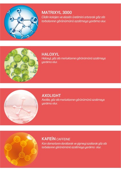 Yaşlanma Karşıtı Göz Çevresi Bakım Kremi 30 ml (Tüp) modelleri