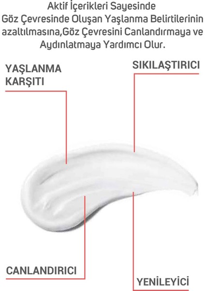 Yaşlanma Karşıtı Göz Çevresi Bakım Kremi 30 ml (Tüp) fırsatları