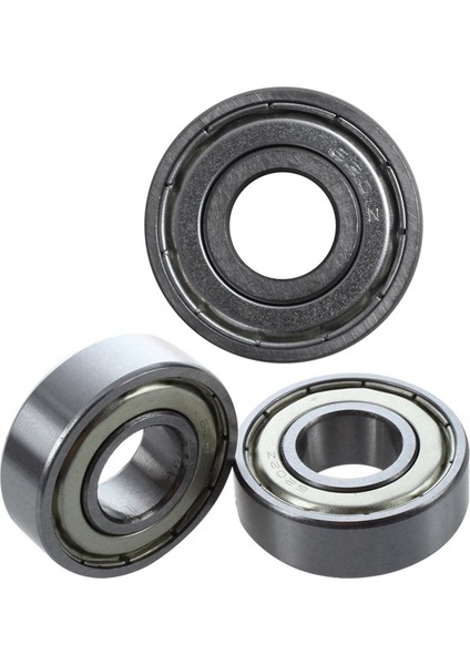 Adet Çift Metal Kalkan Çifti Sabit Bilyalı Radyal Rulman 6202Z 15 x 35 x 11MM ve 6201Z 12 x 32 x 10 mm (Yurt Dışından)