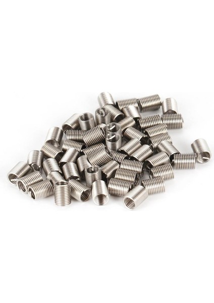 50PCS Dişli Ekler M6 1.0 2.5d Paslanmaz Çelik Helicoil Aletler Vida Kolu (Yurt Dışından)