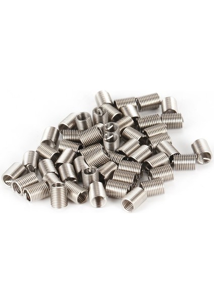 50PCS Dişli Ekler M6 1.0 2.5d Paslanmaz Çelik Helicoil Aletler Vida Kolu (Yurt Dışından)