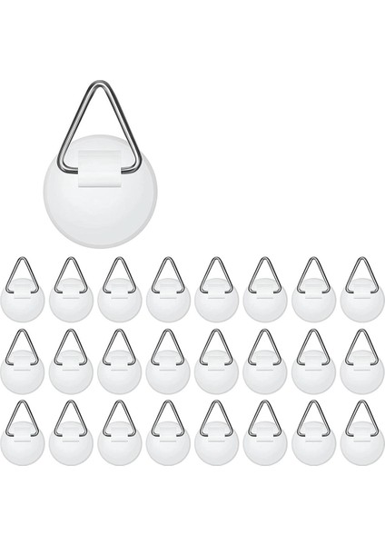 Plaka Askısı Yapışkanlı Duvar Askısı Yuvarlak Yapışkanlı Askı Kancası, Yapışkanlı Kendinden Yapışkanlı Kancalar Yapışkan Duvar Kancaları (Yurt Dışından)