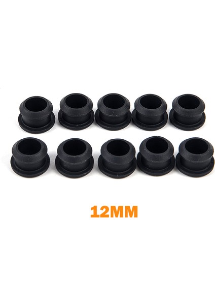 10 Adet Silikon Kauçuk Geçmeli Delik Fişi 2.5-14MM Körleme Uç Kapakları Mühür Stoper Eatop (Yurt Dışından)