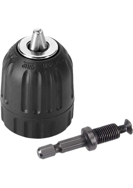 2 Parça El-Sıkı Chuck Seti Adaptörü Ağır Hizmet Tipi 13MM Anahtarsız Matkap Chuck ile Adaptör Donanım Araçları (Yurt Dışından) fiyatları