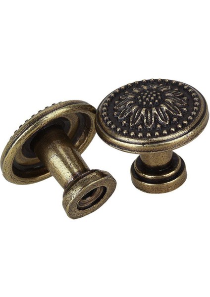 Srıwen 10 Paket Antik Bronz Çiçek Yuvarlak Saplı Mutfak Dolabı Dolap Kapı Çekmece Çekme Topuzu Vidalar ile 25X23MM (Yurt Dışından) fiyatları