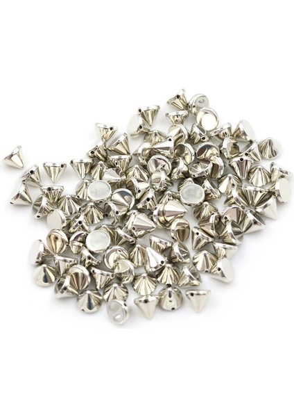 100 Adet 10MM Damızlık Yuvarlak Başak Perçin Zanaat Çanta Deri Diy Zanaat Aksesuarları Eatop (Yurt Dışından)
