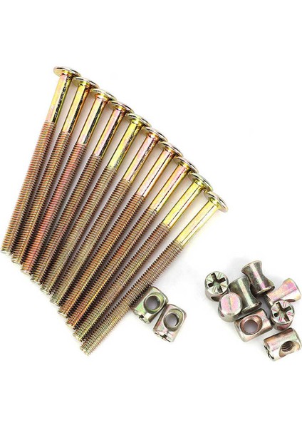 10PC M6 40-100MM Altıgen Soket Başlı Vidalar Mobilya Cıvataları W/somun Bağlantı Elemanları (Yurt Dışından) fiyatları